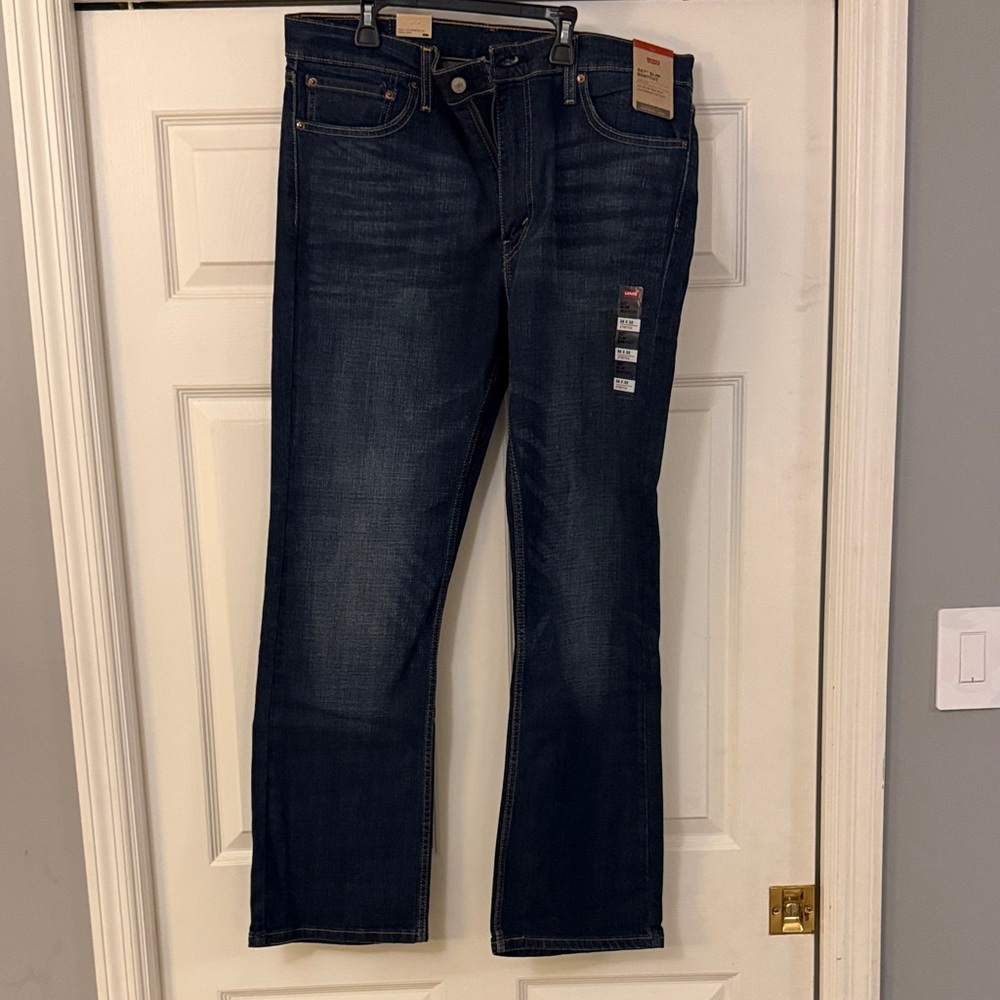 Levi's Dark Indigo Straight Jeans